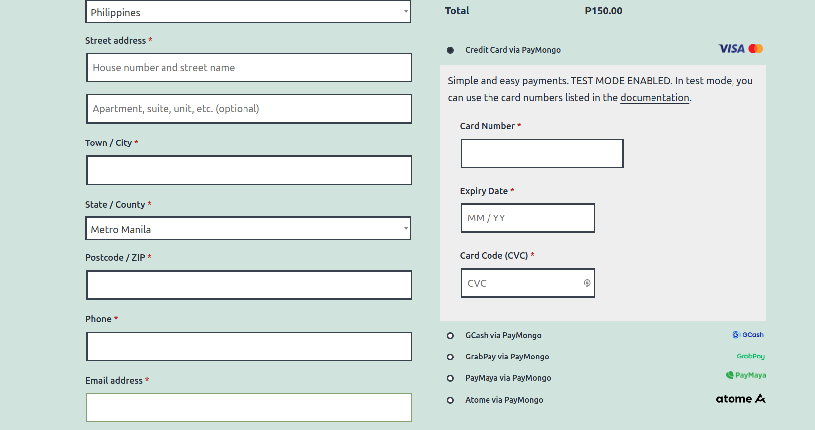 WooCommerce Plugin for PayMongo screenshot 3