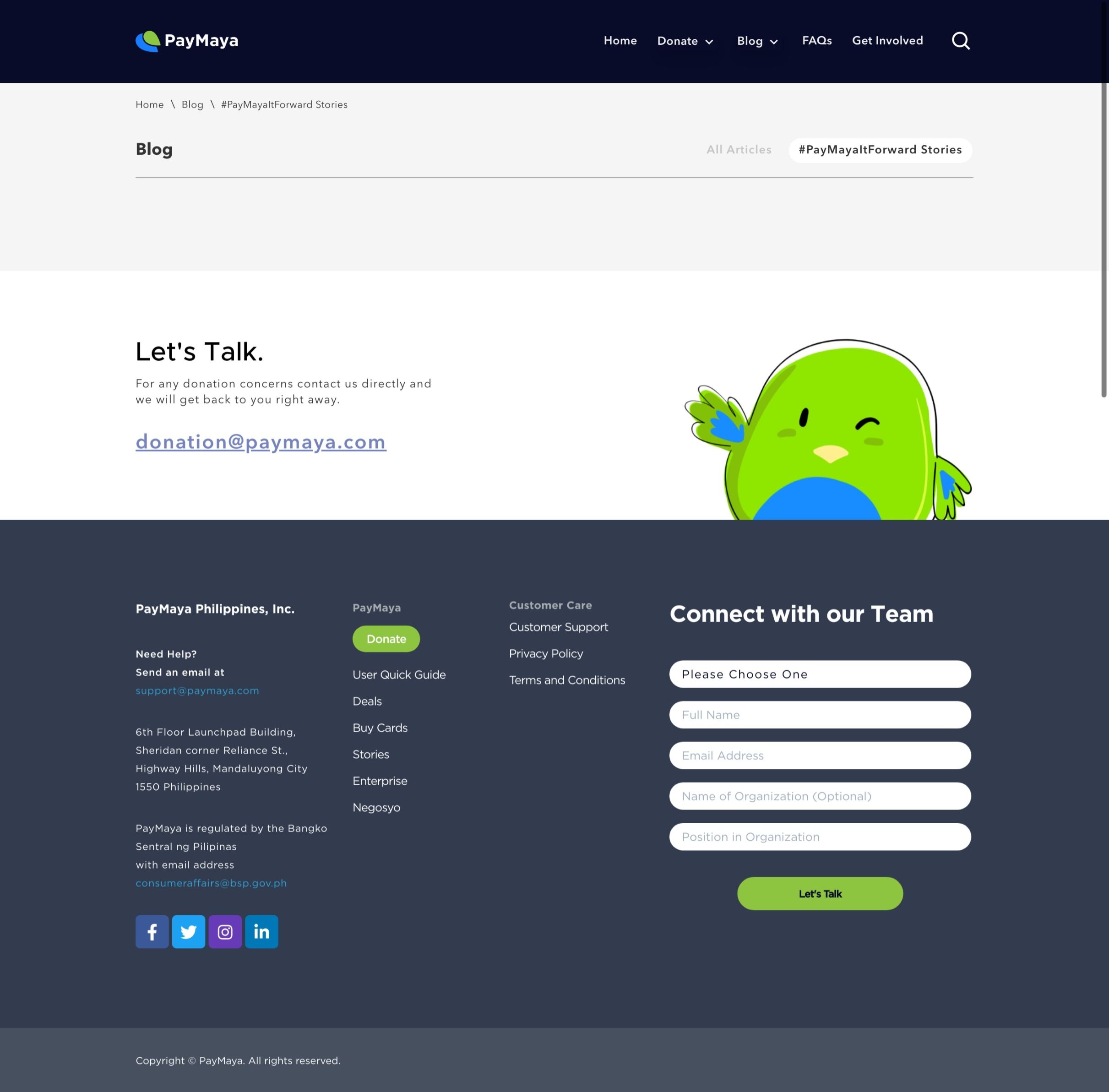 PayMaya Donations screenshot 4