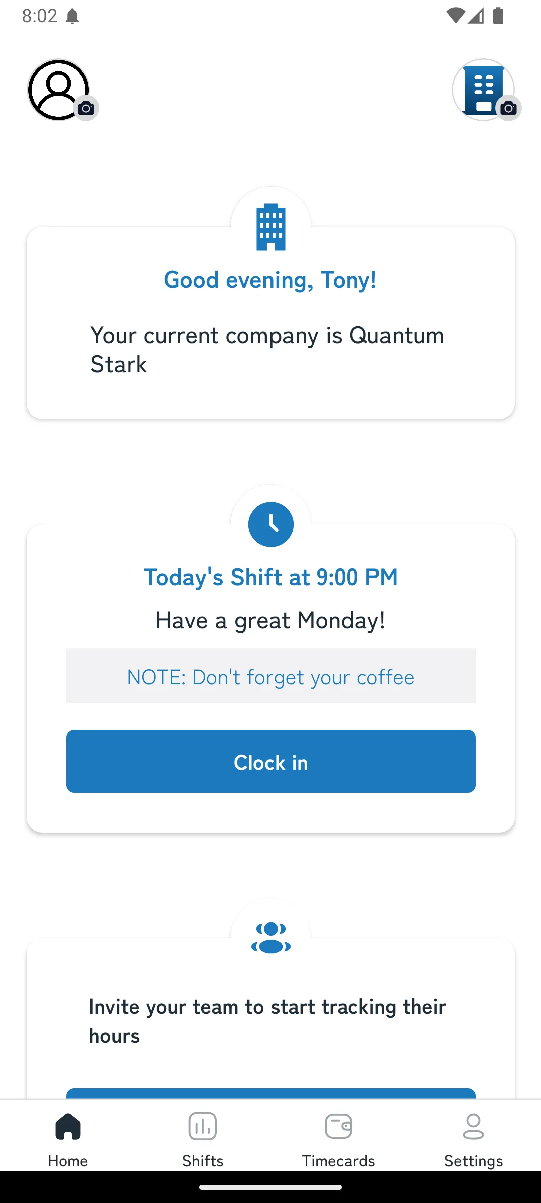 HR Mobile App screenshot 2