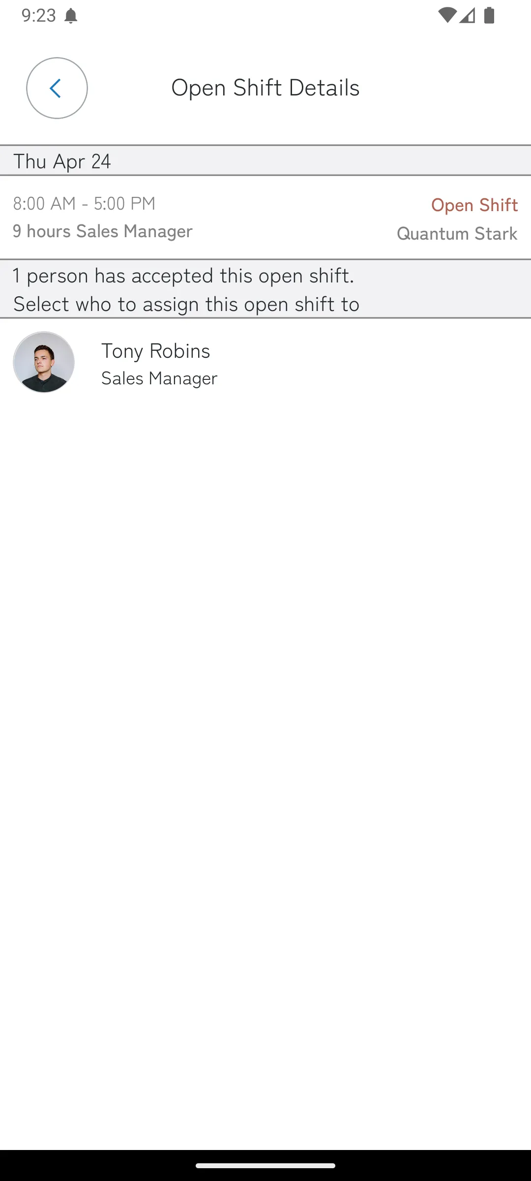 HR Mobile App screenshot 3
