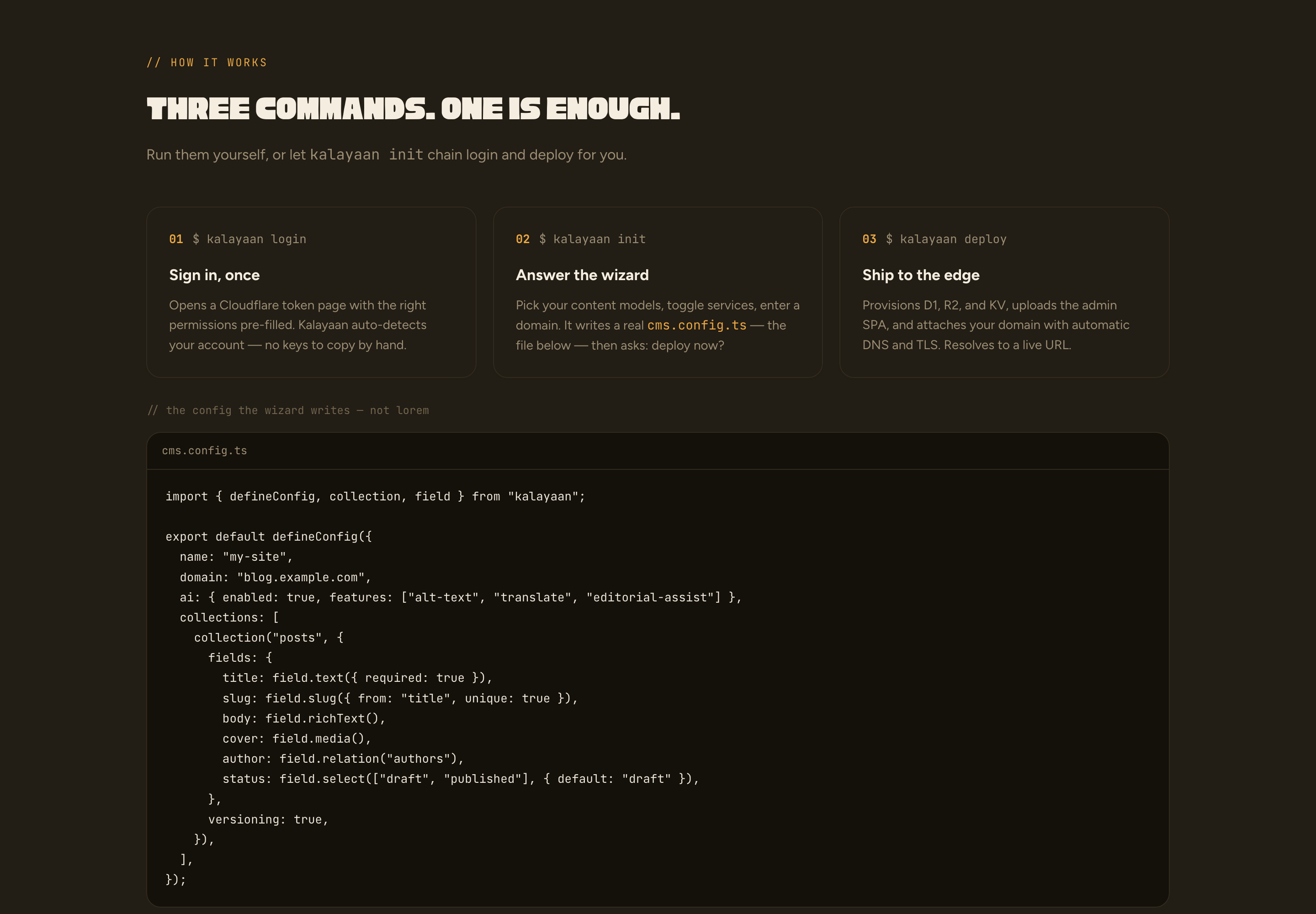 Kalayaan CMS screenshot 2